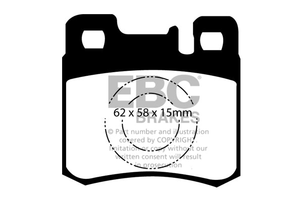EBC Brakes Ultimax OE Replacement Brake Pad Set – DP846