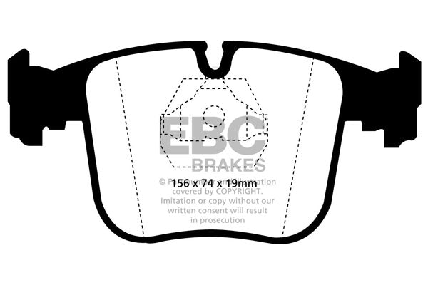 EBC Brakes Yellowstuff 4000 Series Street – DP4848R