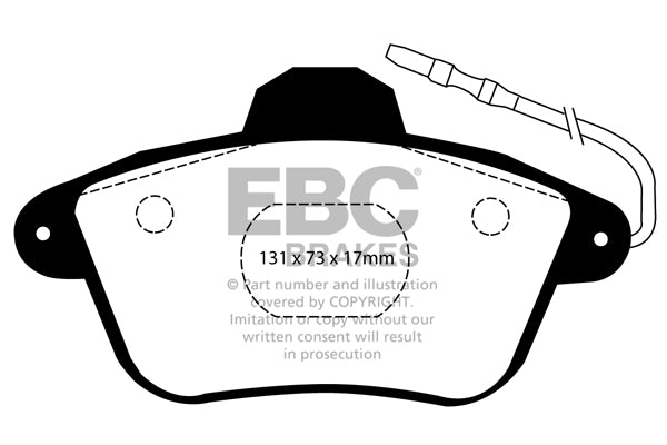 EBC Brakes Ultimax OE Replacement Brake Pad Set – DP882/2