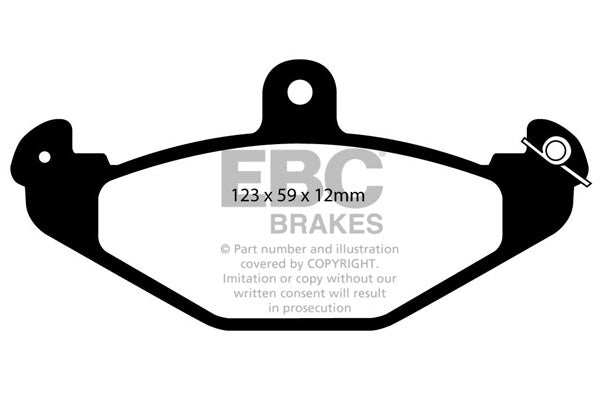 EBC Brakes Ultimax OE Replacement Brake Pad Set DP885/2 - Performance HQ - United Kingdom