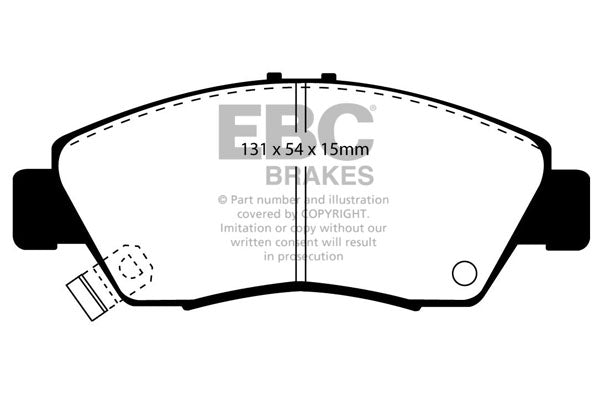 EBC Brakes Ultimax OE Replacement Brake Pad Set – DP890
