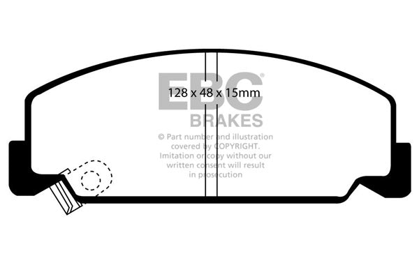 EBC Brakes Ultimax OE Replacement Brake Pad Set – DP911