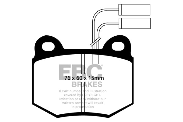 EBC Brakes Ultimax OE Replacement Brake Pad Set – DP912