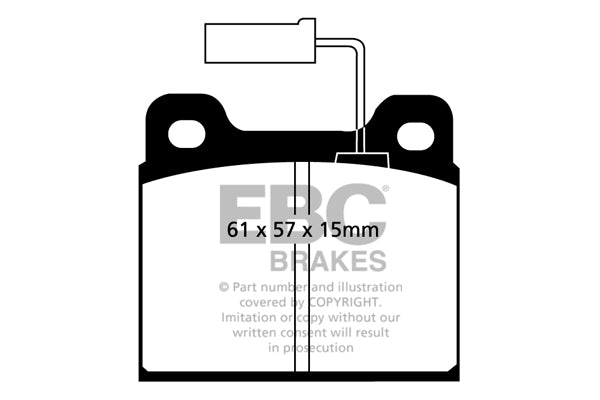 EBC Brakes Ultimax OE Replacement Brake Pad Set – DP913