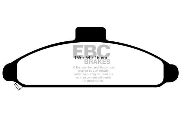 EBC Brakes Ultimax OE Replacement Brake Pad Set – DP919