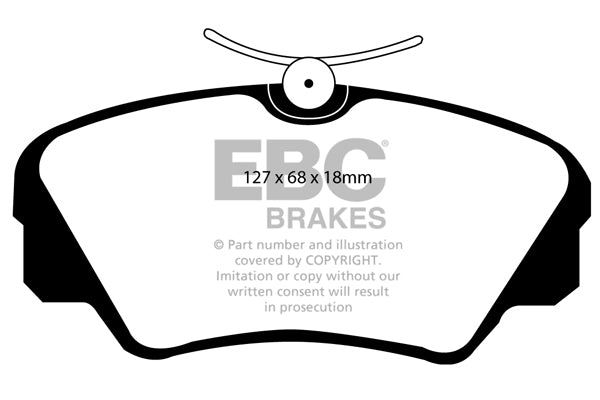EBC Brakes Ultimax OE Replacement Brake Pad Set – DP937