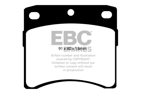 EBC Brakes Ultimax OE Replacement Brake Pad Set – DP939