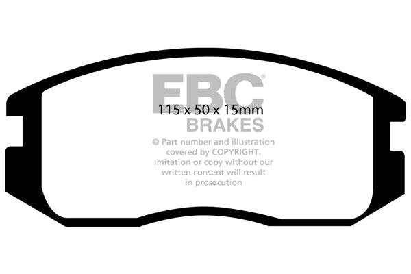 EBC Brakes Ultimax OE Replacement Brake Pad Set – DP941