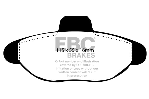 EBC Brakes Ultimax OE Replacement Brake Pad Set – DP944