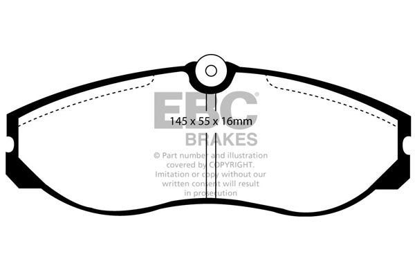 EBC Brakes Ultimax OE Replacement Brake Pad Set – DP947