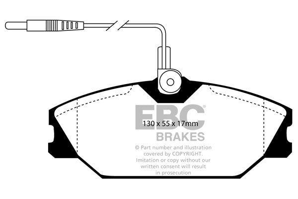 EBC Brakes Ultimax OE Replacement Brake Pad Set – DP949