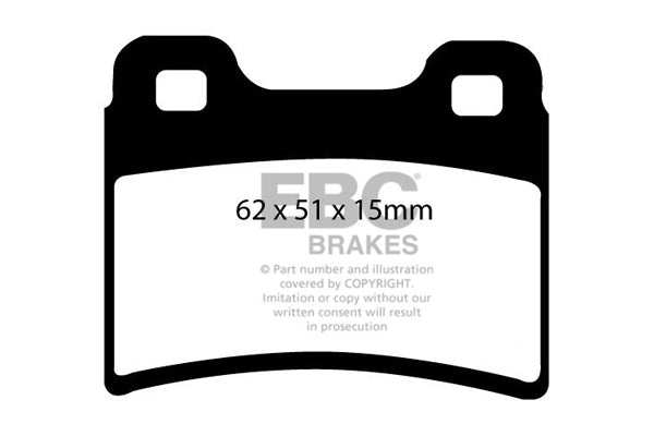EBC Brakes Ultimax OE Replacement Brake Pad Set DP953 - Performance HQ - United Kingdom