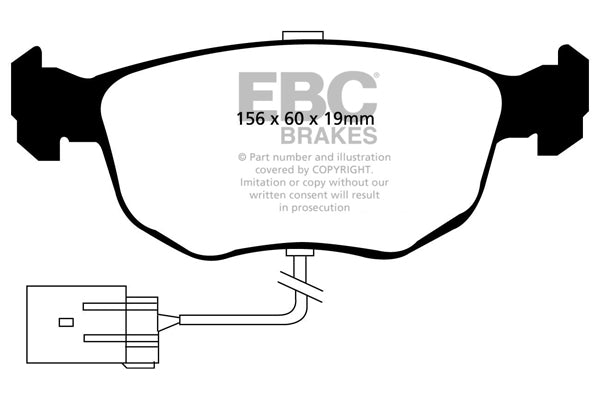 EBC Brakes Ultimax OE Replacement Brake Pad Set – DP956