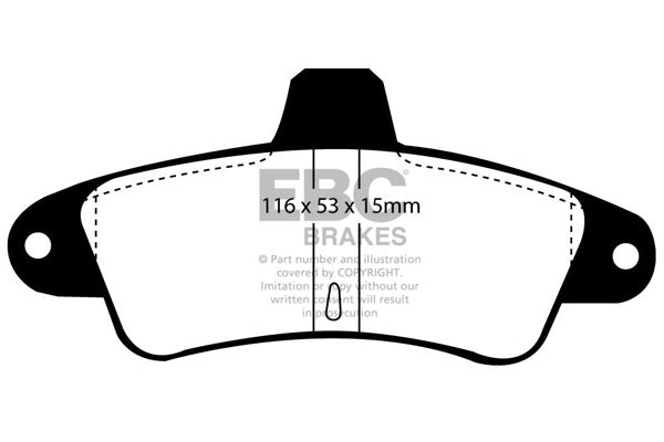 EBC Brakes Ultimax OE Replacement Brake Pad Set – DP960