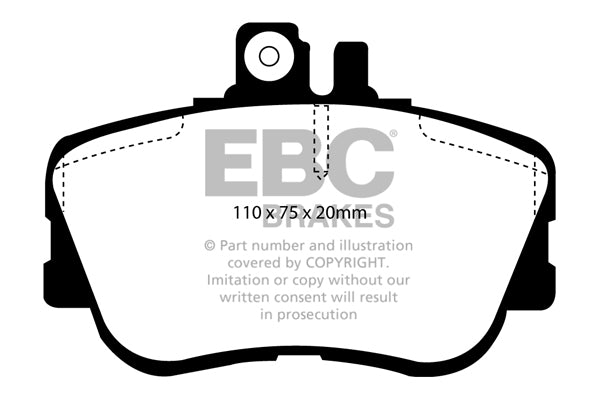 EBC Brakes Ultimax OE Replacement Brake Pad Set – DP962