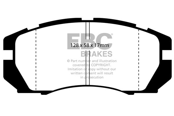 EBC Brakes Ultimax OE Replacement Brake Pad Set – DP966