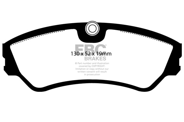 EBC Brakes Ultimax OE Replacement Brake Pad Set – DP967