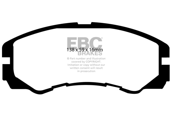 EBC Brakes Ultimax OE Replacement Brake Pad Set – DP973