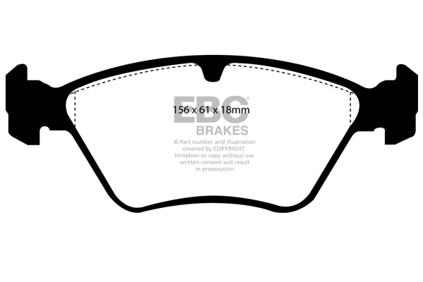 EBC Brakes Ultimax OE Replacement Brake Pad Set – DP976