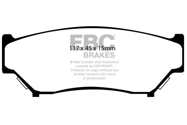 EBC Brakes Ultimax OE Replacement Brake Pad Set – DP979