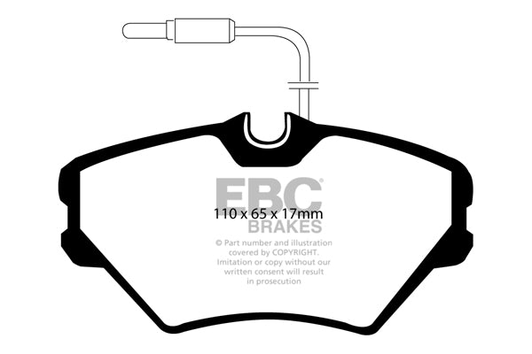 EBC Brakes Ultimax OE Replacement Brake Pad Set – DP980