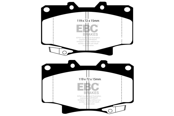 EBC Brakes Ultimax OE Replacement Brake Pad Set – DP992