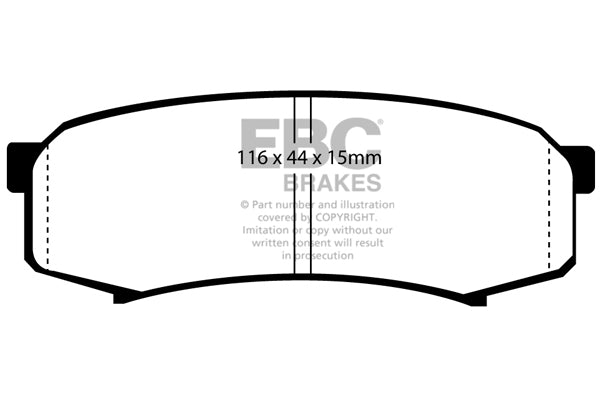 EBC Brakes Ultimax OE Replacement Brake Pad Set – DP993