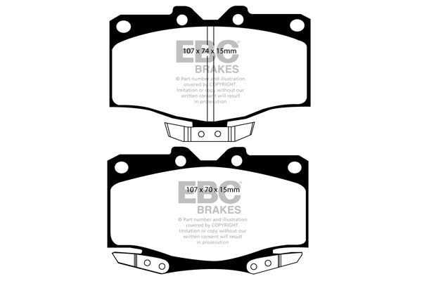 EBC Brakes Ultimax OE Replacement Brake Pad Set – DP994