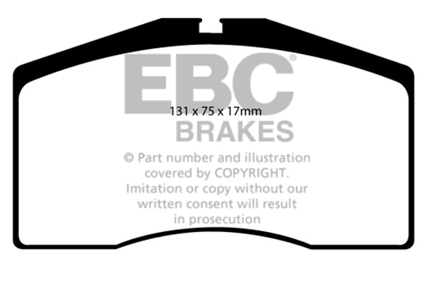 EBC Brakes Ultimax OE Replacement Brake Pad Set – DP900