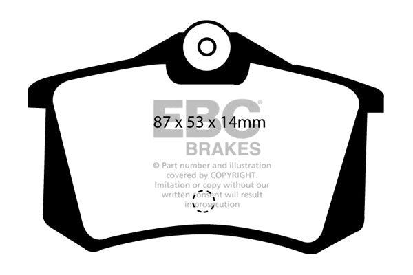 EBC Brakes Yellowstuff 4000 Series Street – DP4999R