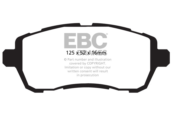 EBC Brakes Yellowstuff 4000 Series Street – DP42002R