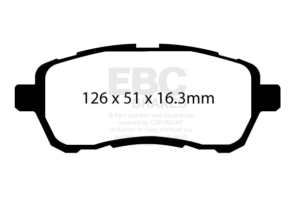 EBC Brakes Yellowstuff 4000 Series Street – DP42002R
