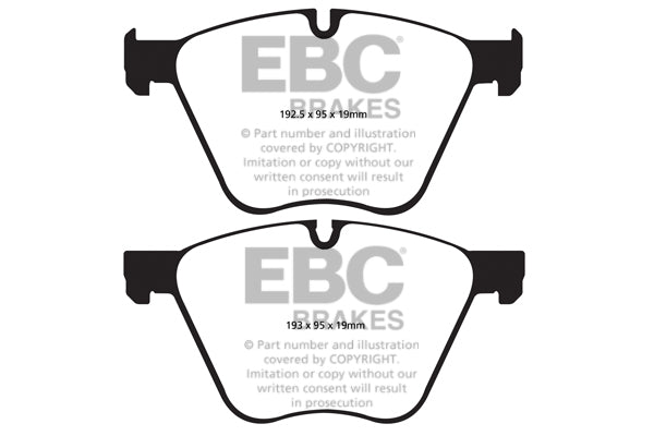 EBC Brakes Ultimax OE Replacement Brake Pad Set – DPX2007
