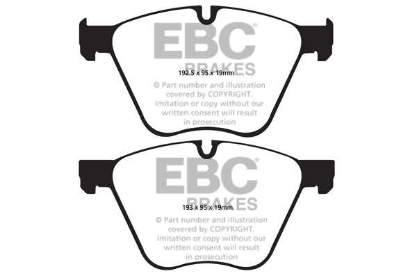 EBC Brakes Bundle Front 374mm USR Discs with Greenstuff 2000 Pads PD06KF701 - Performance HQ - United Kingdom