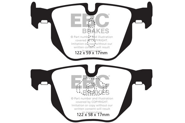 EBC Brakes Ultimax OE Replacement Brake Pad Set – DPX2009