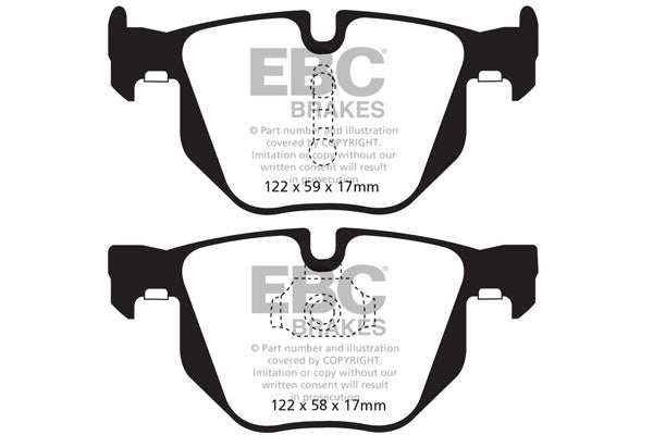 EBC Brakes Ultimax OE Replacement Brake Pad Set DPX2009 - Performance HQ - United Kingdom