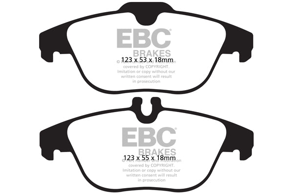 EBC Brakes Ultimax OE Replacement Brake Pad Set – DPX2012