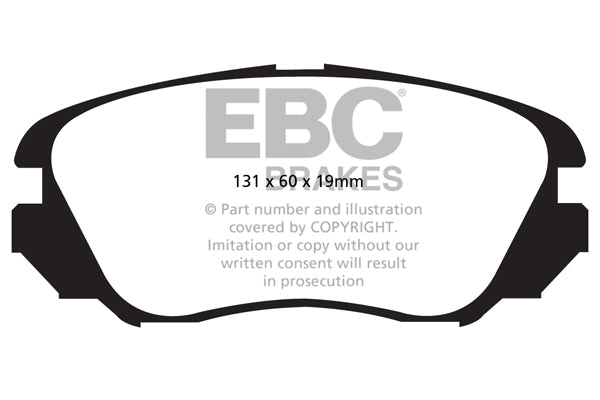 EBC Brakes Ultimax OE Replacement Brake Pad Set – DPX2013