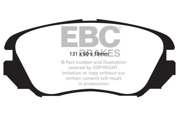 EBC Brakes Ultimax OE Replacement Brake Pad Set DPX2013 - Performance HQ - United Kingdom