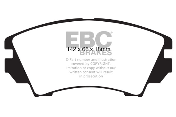 EBC Brakes Ultimax OE Replacement Brake Pad Set – DPX2014