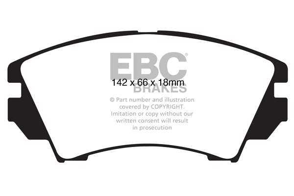 EBC Brakes Ultimax OE Replacement Brake Pad Set DPX2014 - Performance HQ - United Kingdom