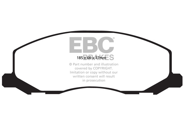 EBC Brakes Ultimax OE Replacement Brake Pad Set – DPX2015