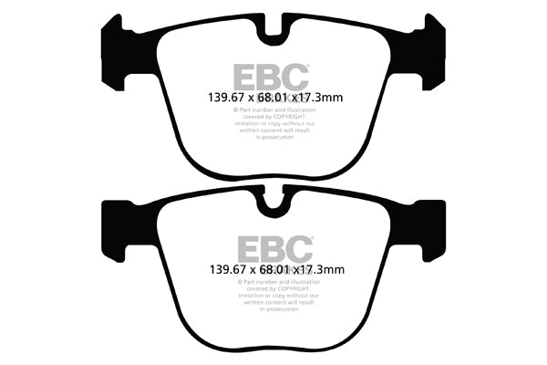 EBC Brakes Ultimax OE Replacement Brake Pad Set – DPX2020