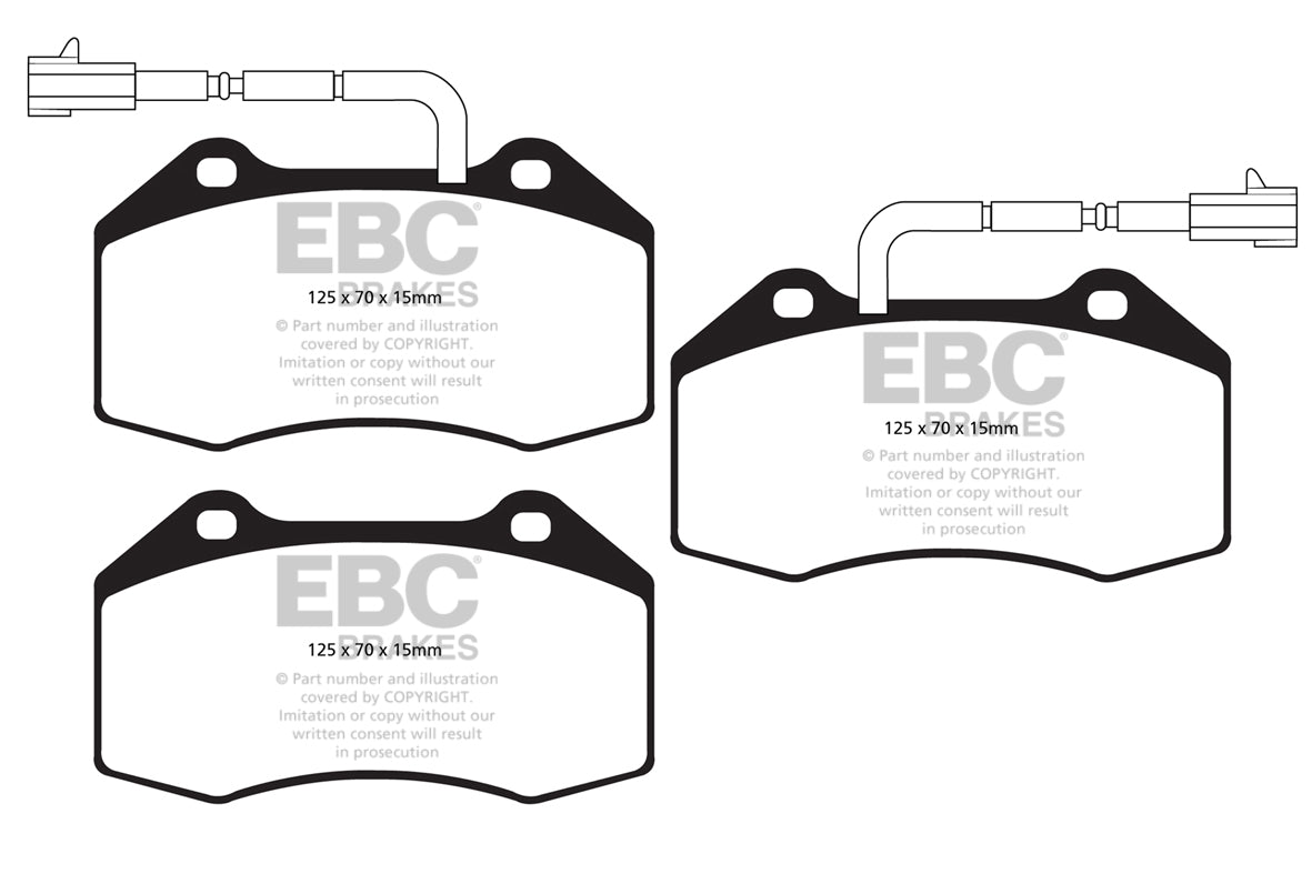 EBC Brakes Ultimax OE Replacement Brake Pad Set – DPX2021/2
