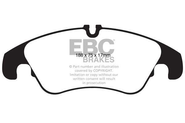 EBC Brakes Ultimax OE Replacement Brake Pad Set DPX2022 - Performance HQ - United Kingdom