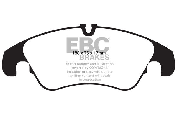 EBC Brakes Ultimax OE Replacement Brake Pad Set – DPX2022