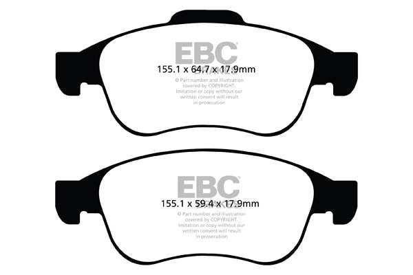 EBC Brakes Ultimax OE Replacement Brake Pad Set DPX2023 - Performance HQ - United Kingdom