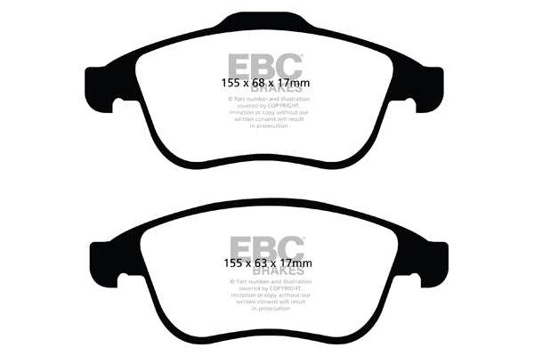 EBC Brakes Ultimax OE Replacement Brake Pad Set DPX2024 - Performance HQ - United Kingdom