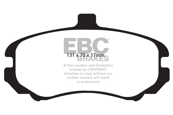 EBC Brakes Ultimax OE Replacement Brake Pad Set – DPX2028