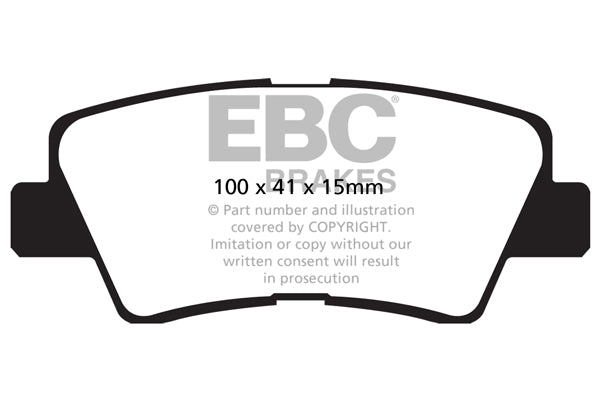EBC Brakes Ultimax OE Replacement Brake Pad Set – DPX2031